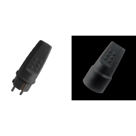 Super ofertă Pachet Stecher si Priza Schuko Cauciuc 16A Negru - Conectivitate Sigura si Durabila Elmark