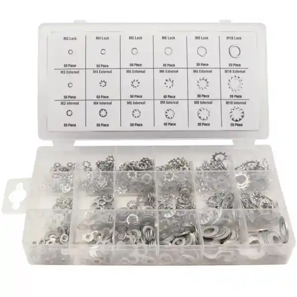 Comandă acum Set saibe Grower si dintate Toolland HAS03, M3-M10, 720 piese