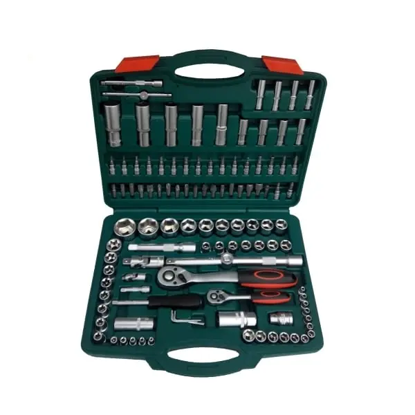 Trusa chei tubulare si biti Troy 26102, 108 piese Ultima șansă