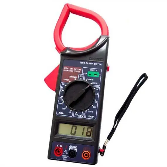 Multimetru digital cu clema Wert 2451, DC-AC Cumpărături sigure