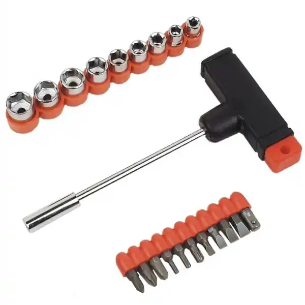 Set chei tubulare si biti Mannesmann 148-KOMBI, 22 piese, 1/4" Mai ieftin