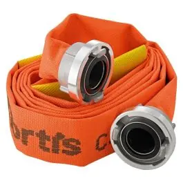 Furtun plat Fortis cuplaj C 52mm 10m portocaliu Plată securizată