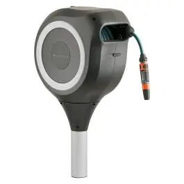 Gardena - Distribuitor furtun apa RollUp M, alb, 20m [18616-20] Plată sigură