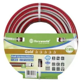 Plată sigură FLORAWORLD - Furtun apa profesional NTS Masterplus, rosu, 3/4", 25m [23234]