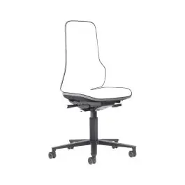 bimos - Scaun de lucru gri, fara tapiterie, 450-620mm cu roti [9563-9999-3278] Ofertă