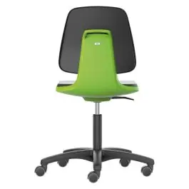 Plată sigură bimos - Scaun de lucru LABSIT 2, verde, 450-650mm, cu roti [9123-MG01-3280]
