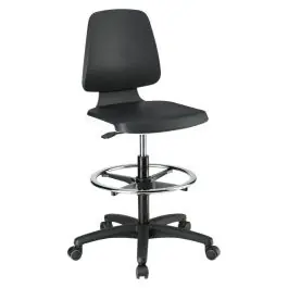 bimos - Scaun de lucru LABSIT 4, PU, alb, 560-810mm, suport picioare [9125-2000-3403] Vezi acum