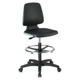 bimos - Scaun de lucru LABSIT 4, PU, antracit, 560-810mm, suport picioare [9125-2000-3285] Popular