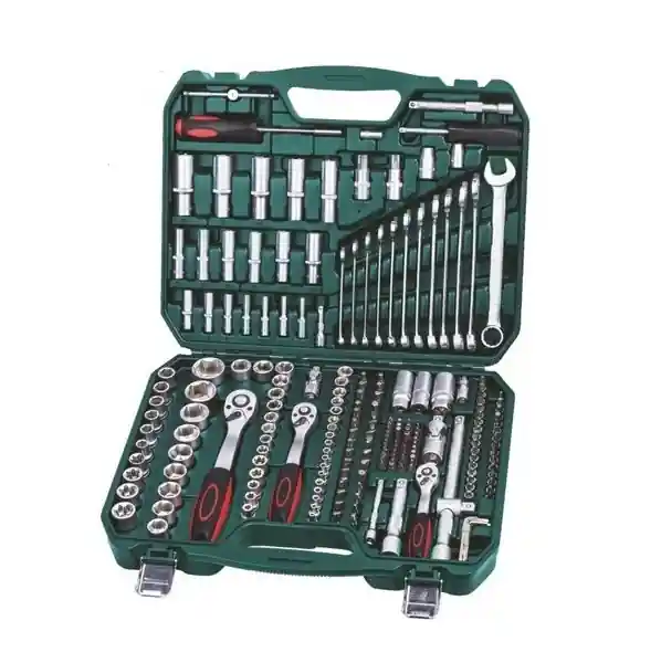 Retur gratuit Trusa chei tubulare si biti Troy 26104, 219 piese+CADOU