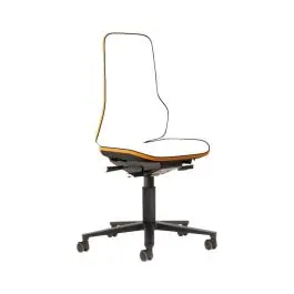 Preț redus bimos - Scaun de lucru, fara tapiterie, portocaliu, 450-620mm, cu roti [9573-9999-3279]