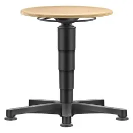 Plată securizată bimos - Scaun pivotant, 450 - 650mm, lemn [9460-3000-532]