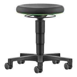 bimos - Scaun pivotant, 450 - 650mm, spuma, negru, cu roti [9463-2000-3280-532] Plată securizată