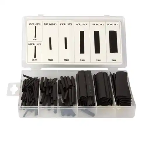 Preț promoțional Tuburi termocontractabile Toolland HAS07, Ø2x13 mm, 127 piese