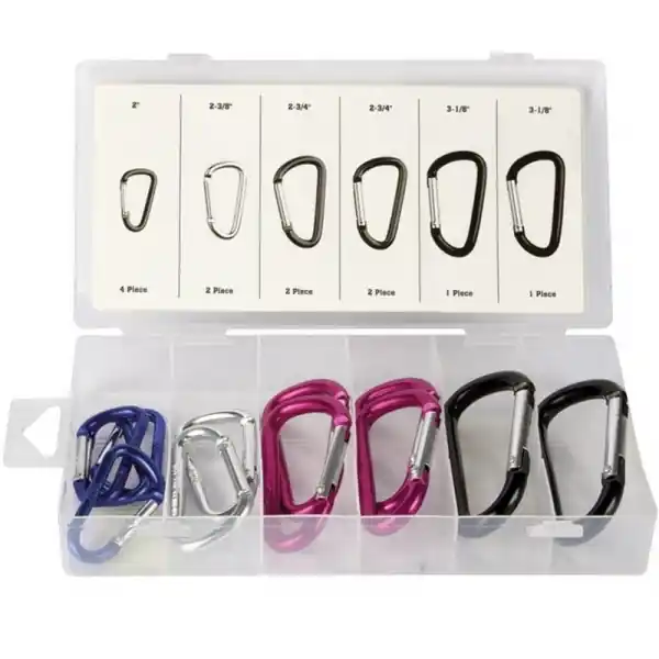 Livrare rapidă Set carabiniere Toolland HAS09, Ø50-80 mm, 12 piese