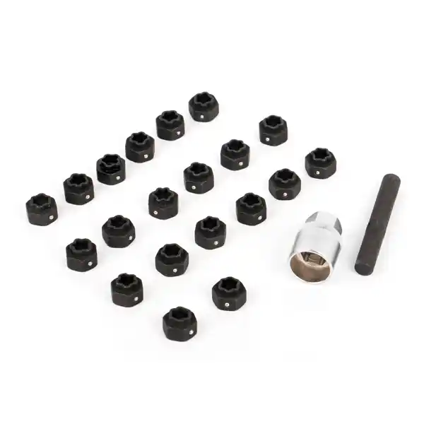 Doar azi Set chei pentru suruburi antifurt de la Audi Troy 26140, 22 piese