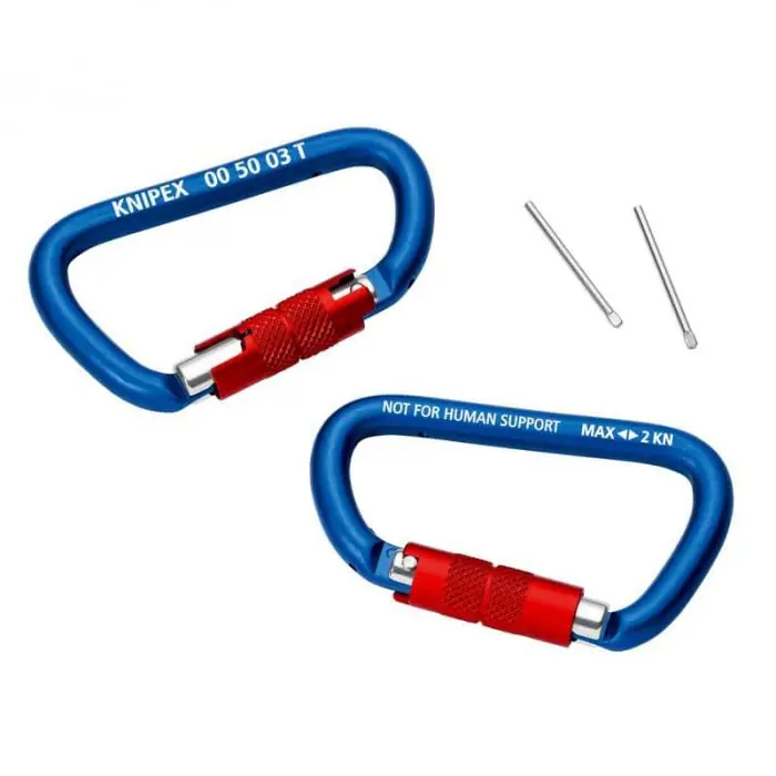 Set carabiniere Knipex 00 50 03 T BK, 2 bucati Plată securizată