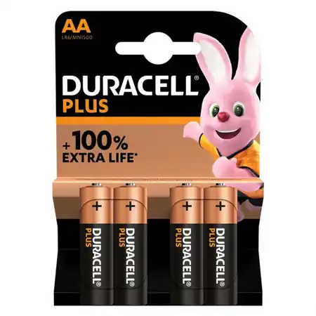 Baterii AA R6, blister 4 Buc. Duracell Duracell Bestseller