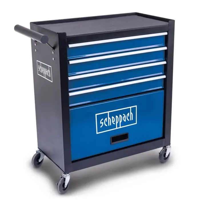 Ieftin Carucior portabil fara scule TW1300 Scheppach 5909319900, 5 sertare