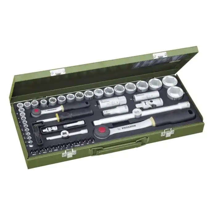 Reducere de preț Trusa chei tubulare Proxxon 23040, 1/4"-1/2", 56 piese