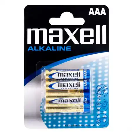 Baterii AAA R3, blister 4 Buc. Maxell Maxell Promoție