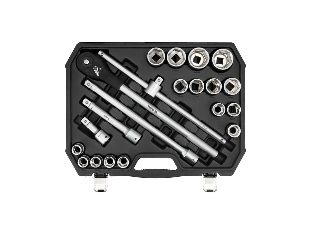 Trusă tubulare 3/4" de 21 de piese Yato YT-13351 Preț redus