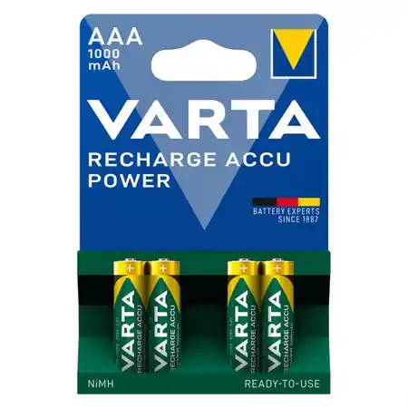 Varta Acumulatori 1000mAh Preincarcati 1.2V Ni-MH AAA R3 B4 Varta Reduceri