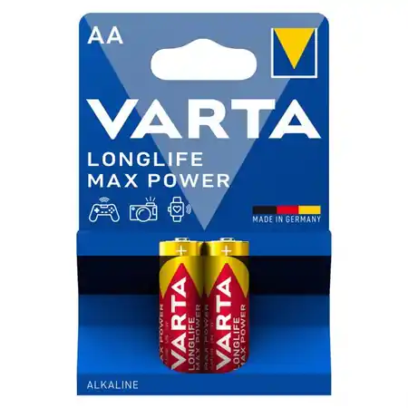 Baterii AA R6, blister 2 Buc. Varta MAX Power Varta Expediere rapidă