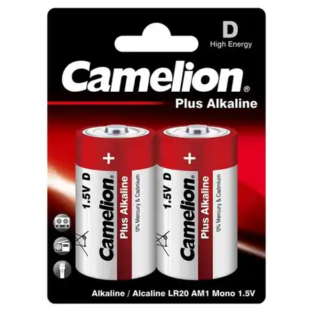 Baterii D R20, blister 2 Buc. Camelion PLUS Camelion Ofertă