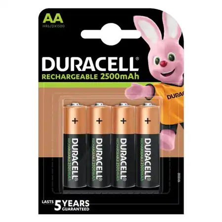 Bestseller DuraCell Acumulatori 2500mAh Preincarcati 1.2V Ni-MH AA R6 B4 Duracell
