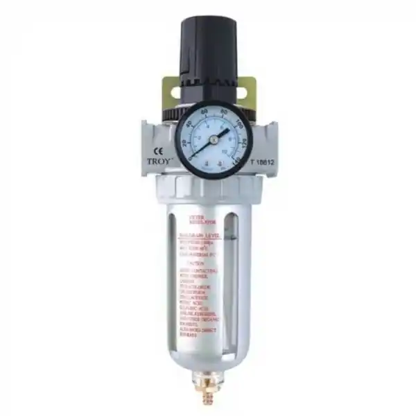 Ofertă limitată Filtru - Regulator Troy 18612, 1/2", 0-8 bari