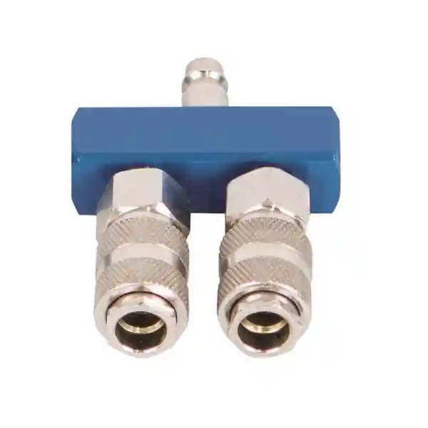 Distribuitor aer comprimat cu 2 iesiri Scheppach 7906100722, 1/4" Livrare gratuită