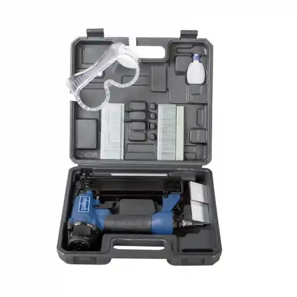 Cumpără acum Capsator pneumatic pentru cuie si capse Scheppach 7906100715, L 15-50 mm, L 16-40 mm