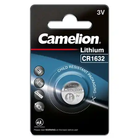 Baterii litiu 3V CR1632 120mAh, 5 Buc. Camelion Camelion Ultima șansă