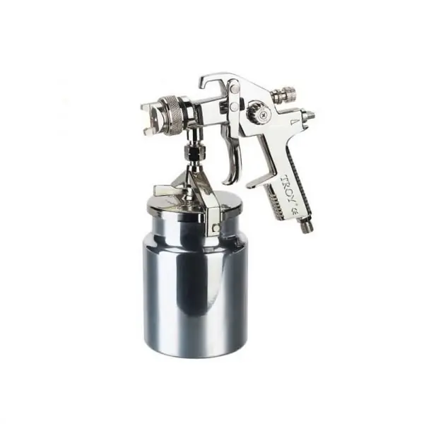 Pistol de vopsit cu aer comprimat alimentare prin suctiune Troy 18619, 1000 ml, Ø1.8 mm Reducere specială