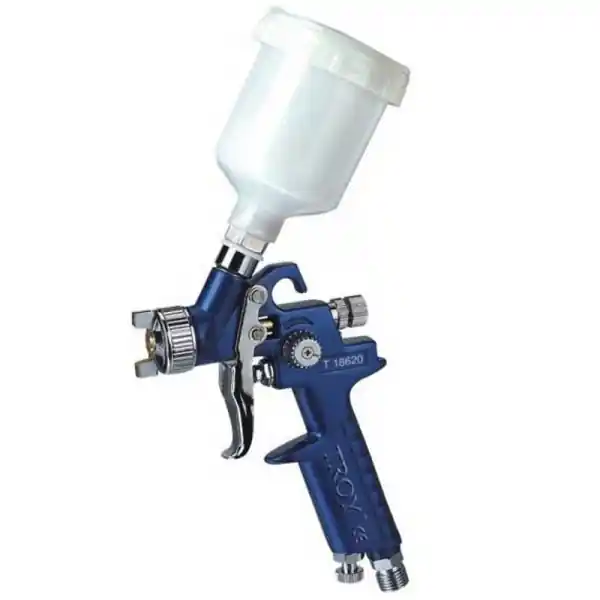 Pistol de vopsit cu aer comprimat Troy 18620, 125 ml, Ø1.0 mm Reducere extra