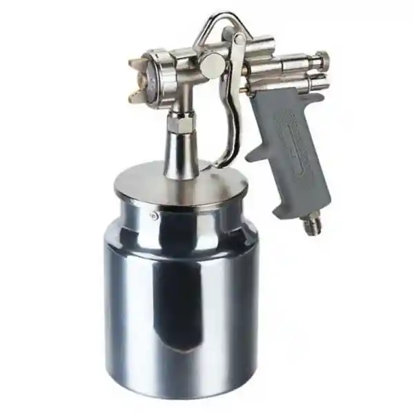 Livrare expres Pistol de vopsit cu aer comprimat alimentare prin suctiune Troy 18678, 1000 ml, Ø1.8mm