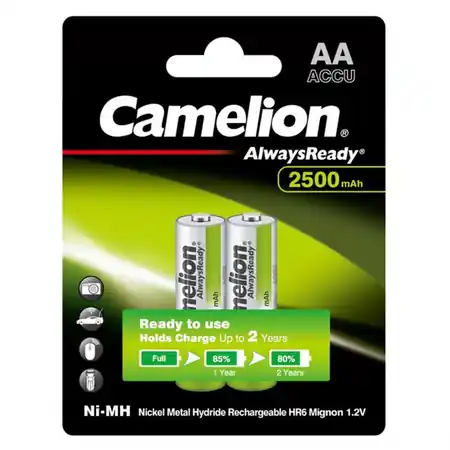 Camelion Acumulatori 2500mAh Preincarcati 1.2V Ni-MH AA R6 B2 Camelion Ieftin