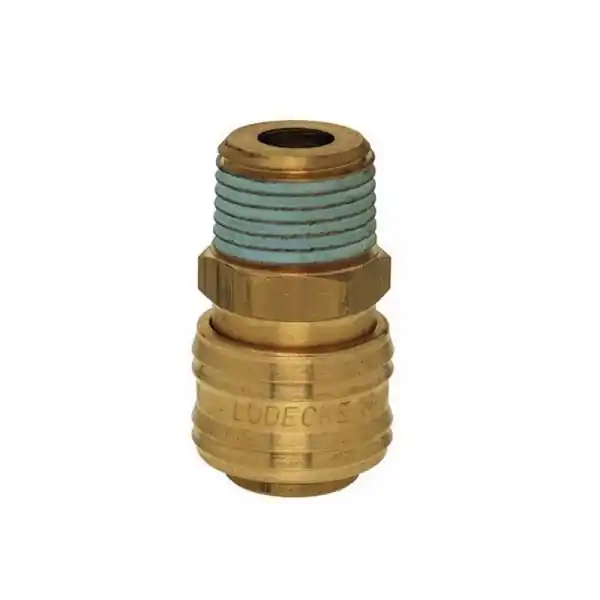 Cupla rapida cu filet exterior Ludecke ES12A, 1/2" Lichidare de stoc