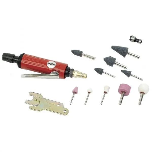 Polizor penumatic Mannesmann 1590, 25000 rpm, 6 bari, set 17 piese Preț promoțional