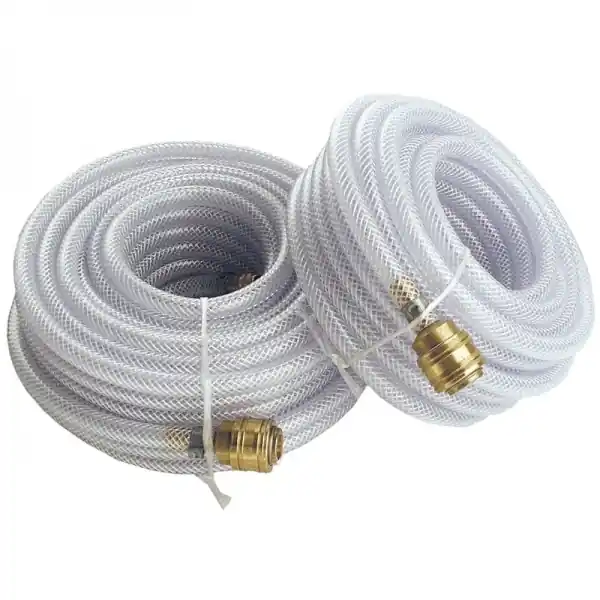 Noutate Furtun aer comprimat din PVC cu insertie textila Mannesmann 1549-15, 15 m, 6 mm