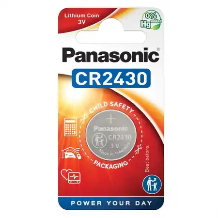 Baterie litiu 3V CR2430 300mAh, Panasonic Panasonic Calitate înaltă