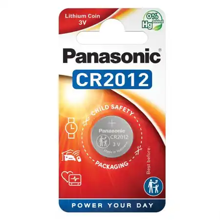 Baterie litiu 3V CR2012 55mAh, Panasonic Panasonic Preț redus