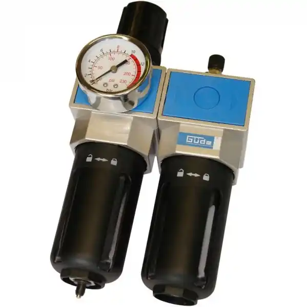 Promoție Filtru - Regulator - Uleitoare Gude 41085, 3/8(N)PT, 0-10 bari
