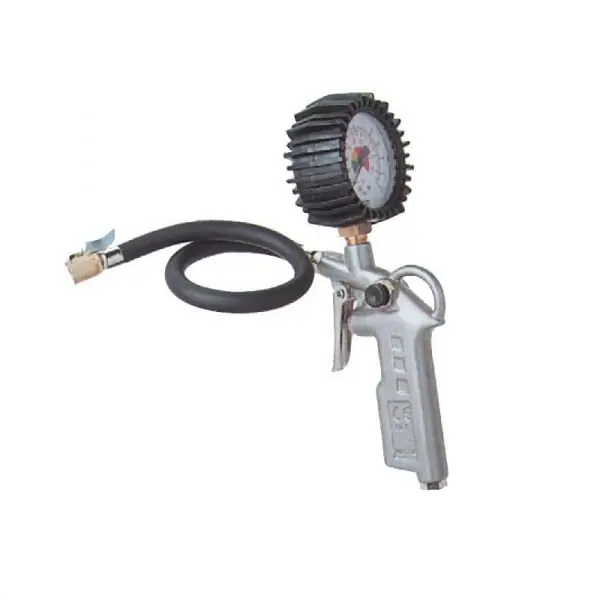 Pistol pentru umflarea anvelopelor cu manometru Gude 2819, 12 bari Chilipir