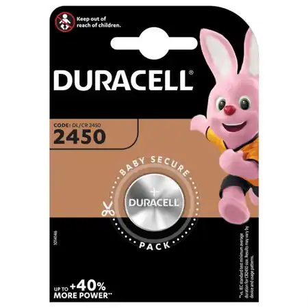 Baterie litiu 3V CR2450 560mAh, Duracell Duracell Reducere extra