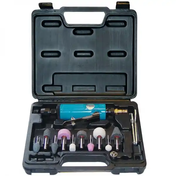 Polizor pneumatic Gude 40032, 1/4'', 22000 rpm, set 15 piese Preț mic