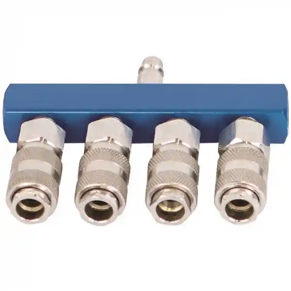 Distribuitor aer comprimat cu 4 iesiri Scheppach 7906100725, 1/4" Discount