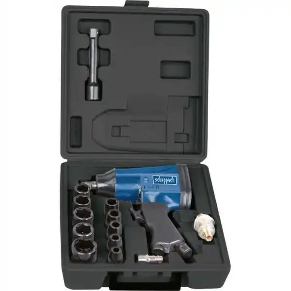 Pistol pneumatic impact Scheppach 7906100717, chei tubulare si accesorii 1/2" Ofertă specială