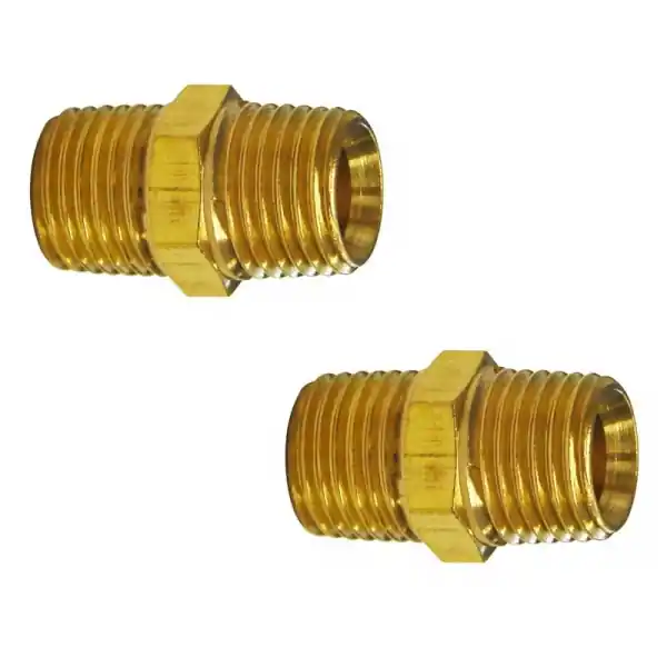 Set conectori aer comprimat cu filet exterior AG Gude 41030, 1/4", Ø9 mm, 2 bucati Ieftin