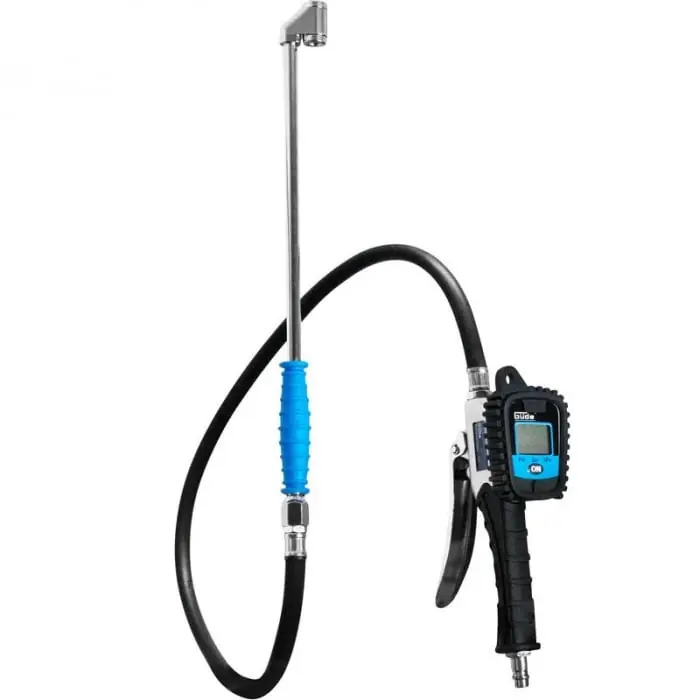 Pistol de umflat roti cu manometru digital V 12 PRO Gude 75196, 12 bari Disponibil imediat